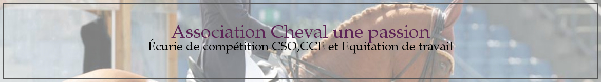 Association Cheval une passion